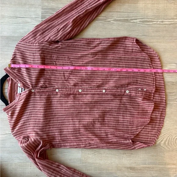 Isabel Marant Etoile Women’s button down shirt red striped sz 38 / US 6 /medium - Picture 5 of 8